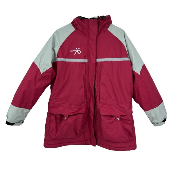 ICE ARMOR by Clam Cold Jacket Extreme Weather Parka Coat Red - Picture 1 of 9